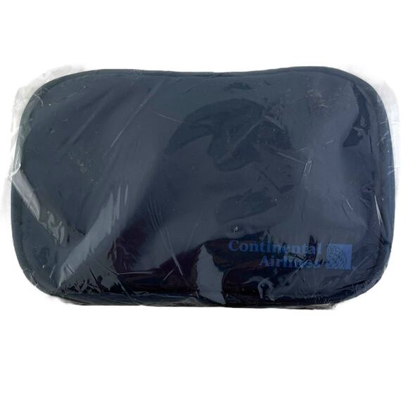 Continental Airlines First Class Complimentary Amenity Kit 5 VTG Travel Bag New - Picture 16 of 16